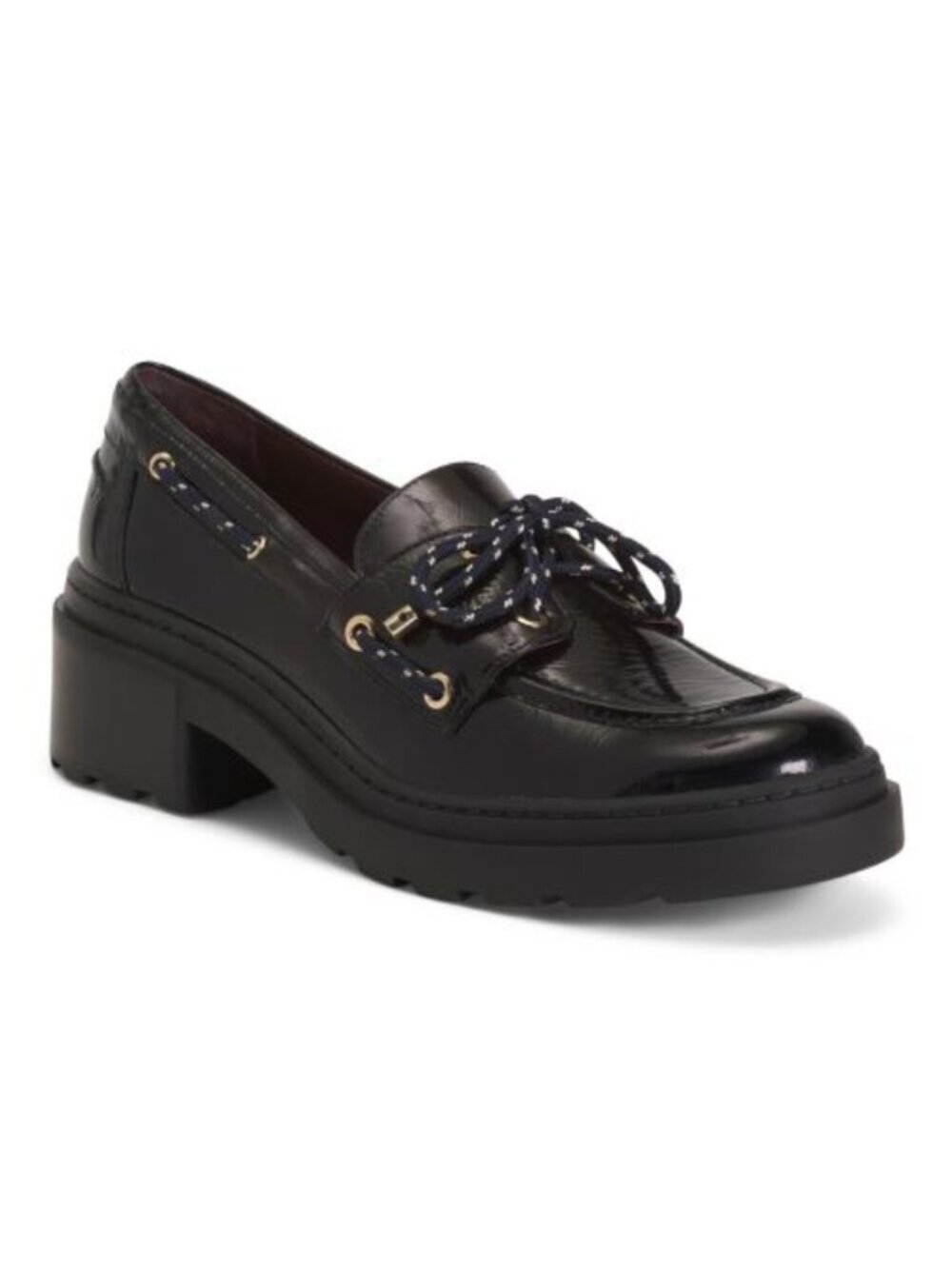 BERNARDO Made In Brazil Leather Nico Platform Boat Shoes